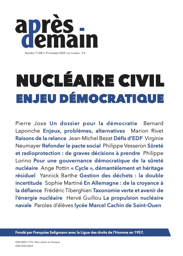 NF-071 – Nucléaire civil : enjeu démocratique